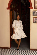 VESTIDO COLONIAL MARFIL