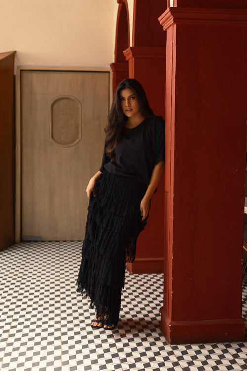 FALDA ARCADE NEGRA