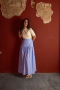 FALDA PRADO CELESTE